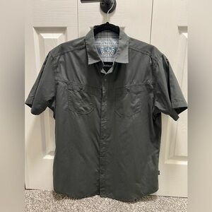Kuhl Men's Charcoal Button Down Shirt